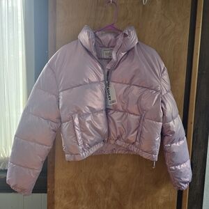 Ashley By 26 International Kids Pink Puffer Jacket